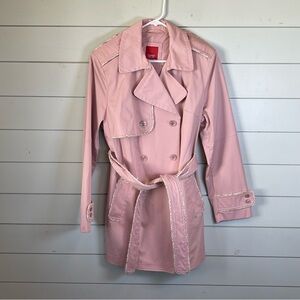 Esprit pink trench‎ rain jacket women’s size large